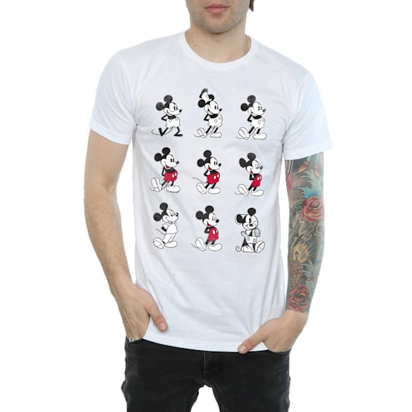Disney Herr Mickey Mouse Evolution T-shirt L Vit White L