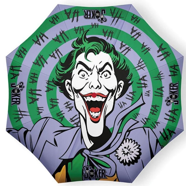 The Joker Fällbart Paraply En Storlek Flerfärgad Multicoloured One Size
