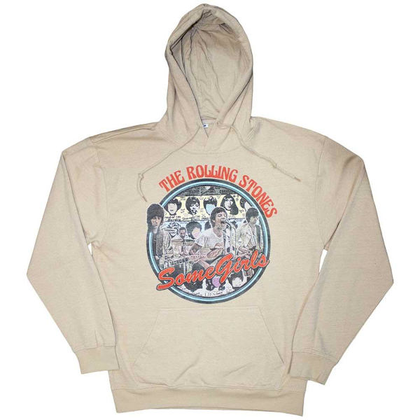 The Rolling Stones Unisex Vuxen Some Girls Cirkel Hoodie XL Sand Sand XL