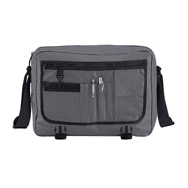 Bagbase Flap Top 11L Messenger Bag One Size Graphite Grey Graphite Grey One Size