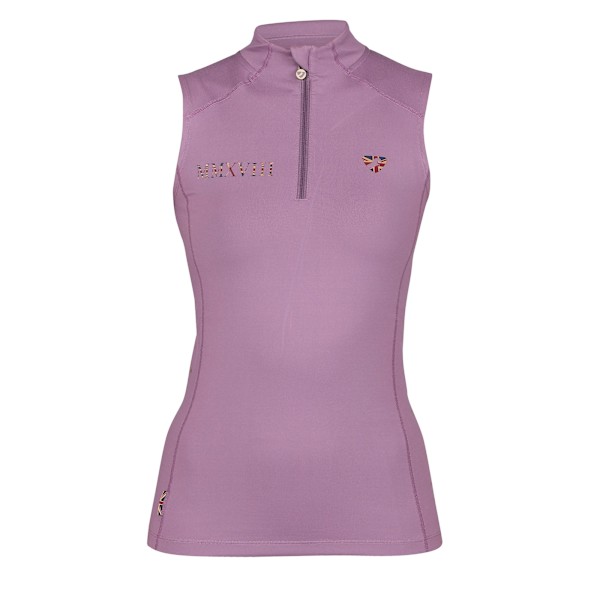 Aubrion Dam/Dam Team Sleeveless Base Layer Top S Mauve Mauve S