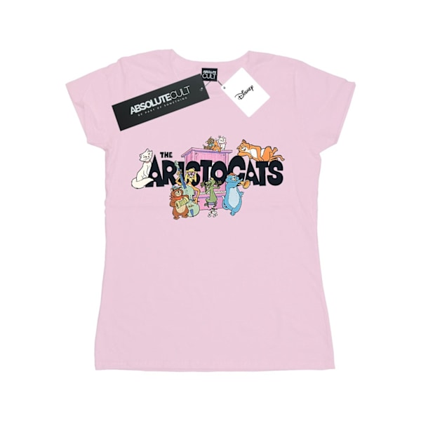 Disney Dam/Kvinnor Aristocats Logo Bomull T-shirt L Baby Rosa Baby Pink L