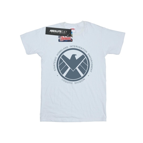 Marvel Dam/Damer Agents Of SHIELD Logistics Division Bomull White M