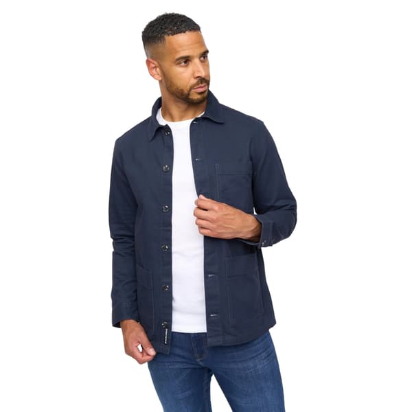 Bewley & Ritch Herr Stanbrook Overshirt L Marinblå Navy L