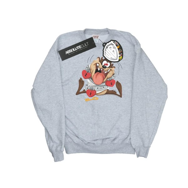 Looney Tunes Girls Taz Valentine´s Day Madly In Love Sweatshirt Sports Grey 5-6 Years