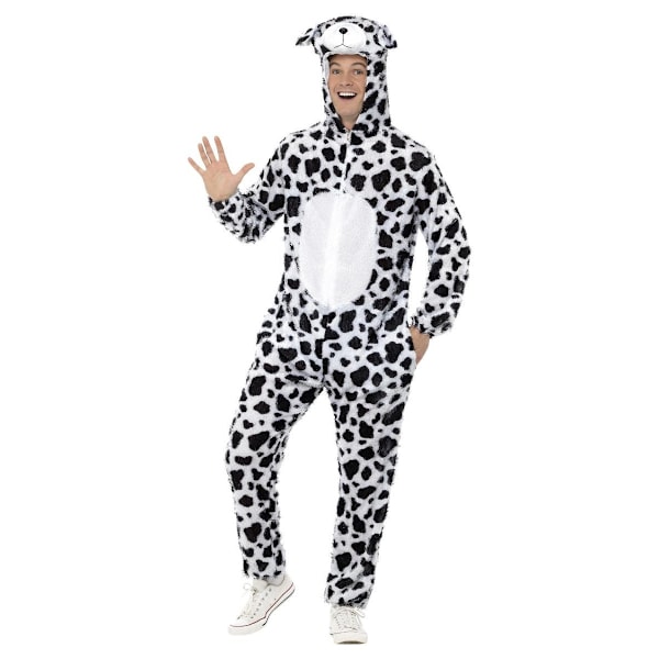 Smiffys Unisex Vuxen Dalmatiner Kostym M Vit/Svart White/Black M