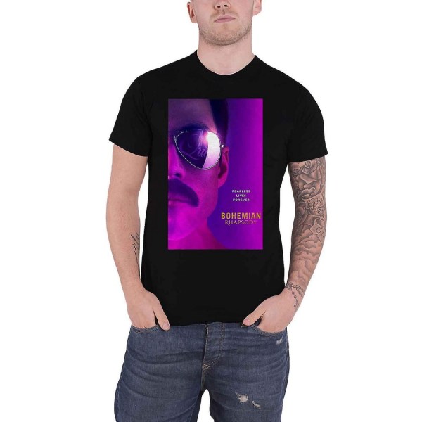 Queen Unisex Vuxen Freddie Mercury T-shirt S Svart Black S