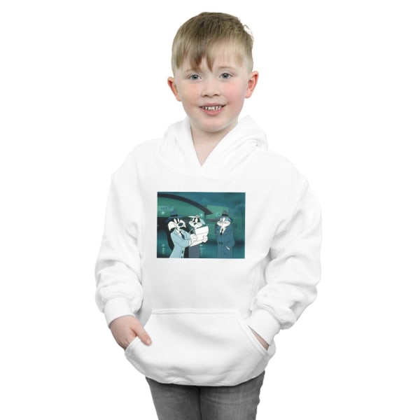 Looney Tunes Pojkar Bugs Bunny Sylvester Brev Hoodie 9-11 År White 9-11 Years