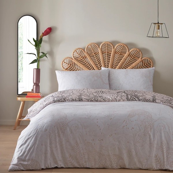 Furn Aurora Botanical Påslakanset Enkelsäng Blush Blush Single