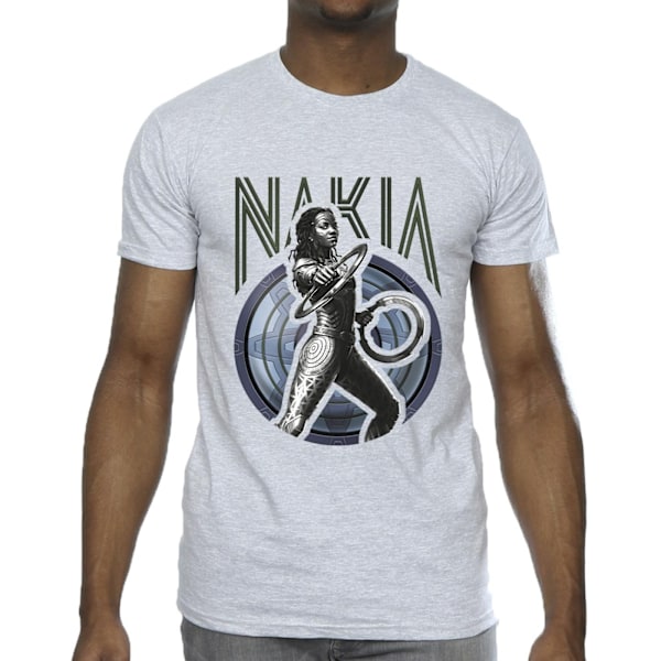 Marvel Wakanda Forever Nakia Shield T-shirt 3XL Sports Grå Sports Grey 3XL