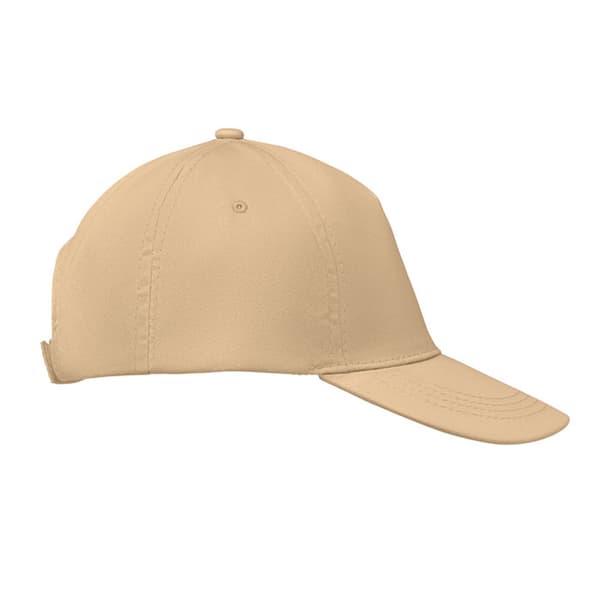MidOcean Buzz 5-panels baseballkeps, en storlek, elfenben Ivory One Size
