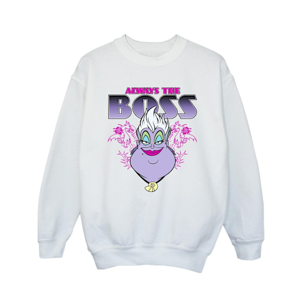 Disney Girls The Little Mermaid Ursula Mum Is The Boss Sweatshirt White 9-11 Years