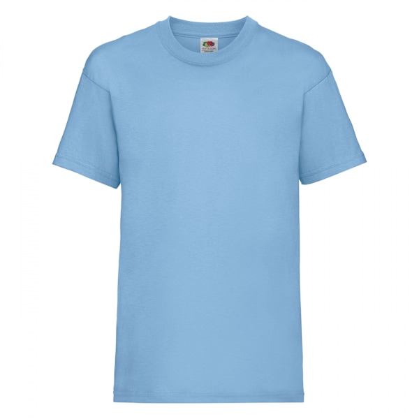 Fruit Of The Loom Unisex Barnkläder/Barn Valueweight Kortärmad Sky Blue 2-3