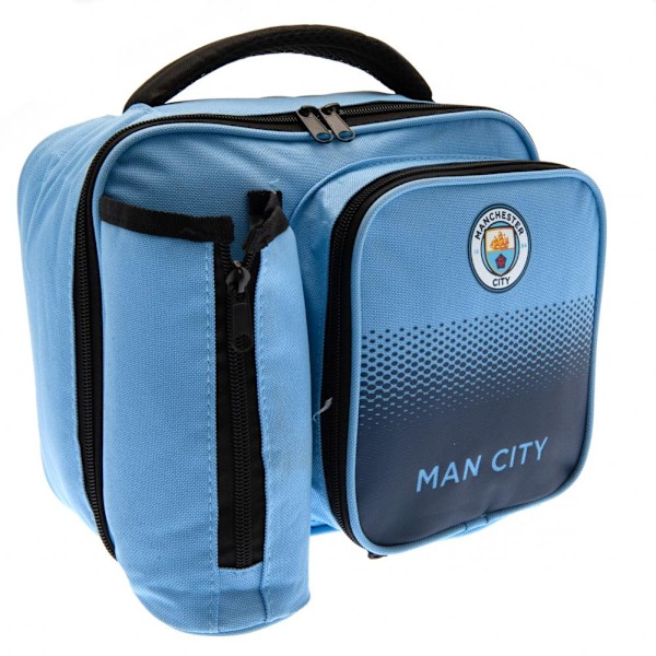 Manchester City FC Fade Lunchväska One Size Sky Blue/Navy Sky Blue/Navy One Size