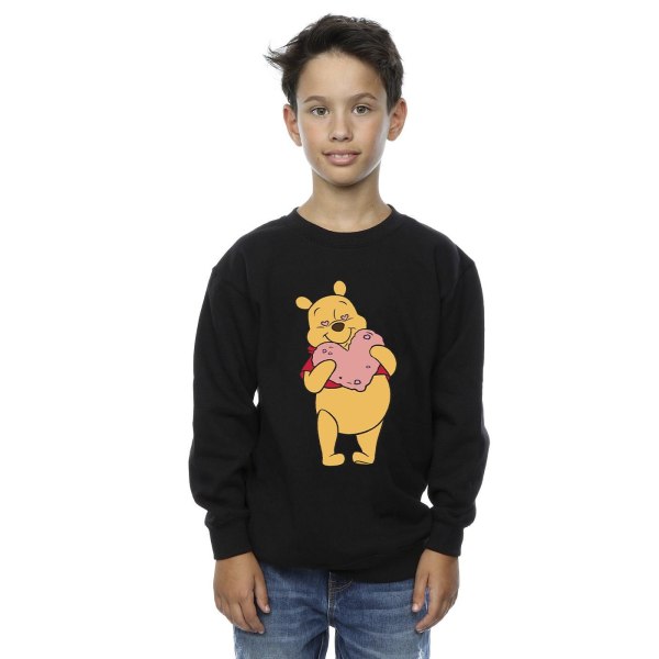 Disney Boys Winnie The Pooh Heart Eyes Sweatshirt 5-6 år Bla Black 5-6 Years