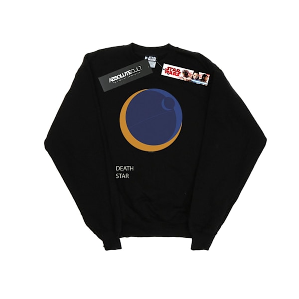 Star Wars Pojkar Dödsstjärnan Sweatshirt 7-8 År Svart Black 7-8 Years