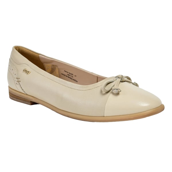 POD Dam/Dam Priya Balett Läder Ballerinaskor 5.5 UK Taupe Taupe 5.5 UK