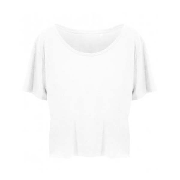Ecologie Dam/Dam Daintree EcoViscose Cropped T-Shirt M Ar Arctic White M