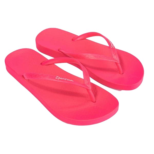 Ipanema Anat Logo Flat Flip-flops för dam, storlek 4 UK, rosa Pink 4 UK