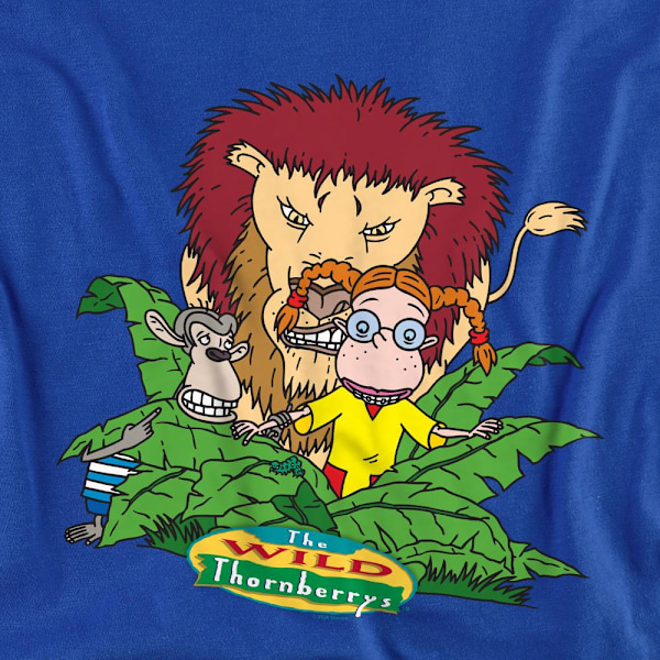 The Wild Thornberrys Unisex Vuxen Sneak Attack T-Shirt M Royalblå Royal Blue M