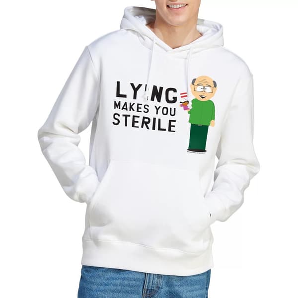 South Park Herr Lögn Gör Dig Steril Huvtröja M Vit White M