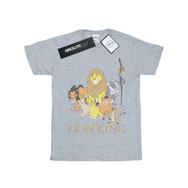 Disney The Lion King Group T-shirt för män, S, Sports Grey Sports Grey S