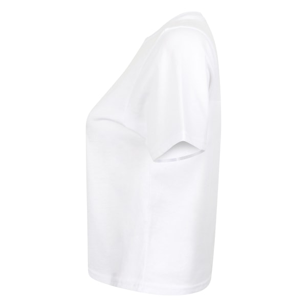 Skinni Fit Womens/Ladies Cropped Boxy T-Shirt L Vit White L