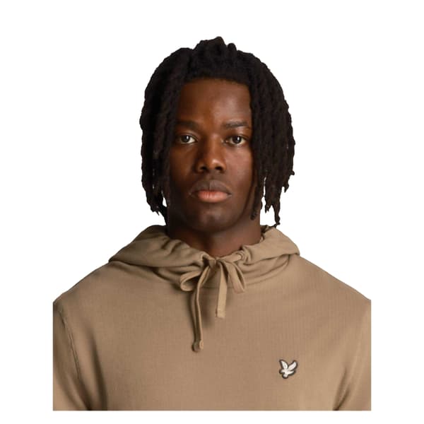 Lyle & Scott Herr Utility Loopback Hoodie L Beige Beige L