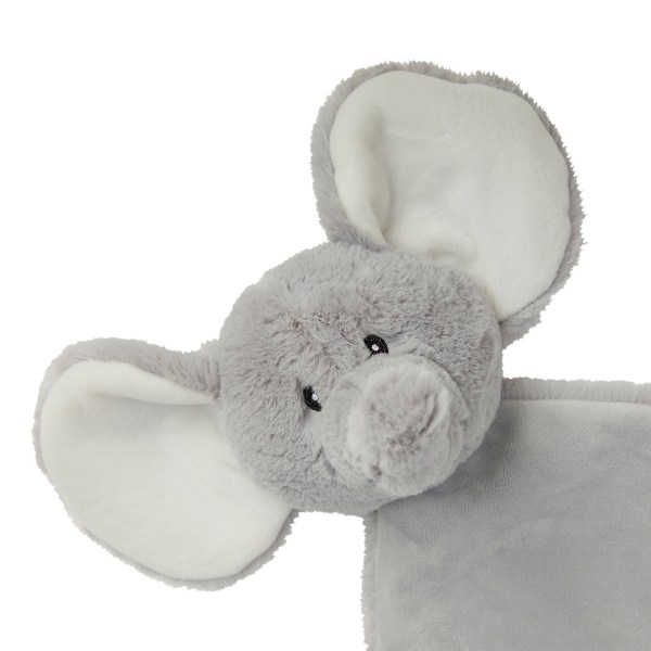Mumbles Baby Elephant Head Filt One Size Grå Grey One Size