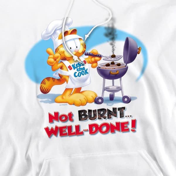 Garfield Herr Well Done Hoodie XL Vit White XL