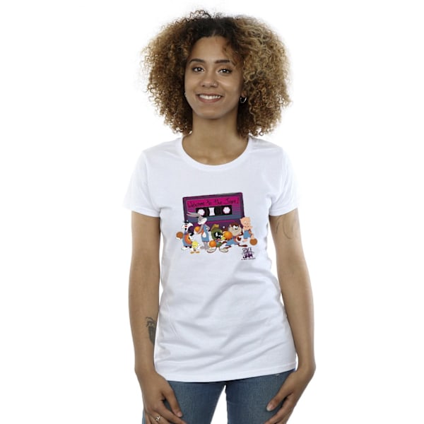 Space Jam: A New Legacy Dam/Damer Team Kassett Bomull T-shirt White S