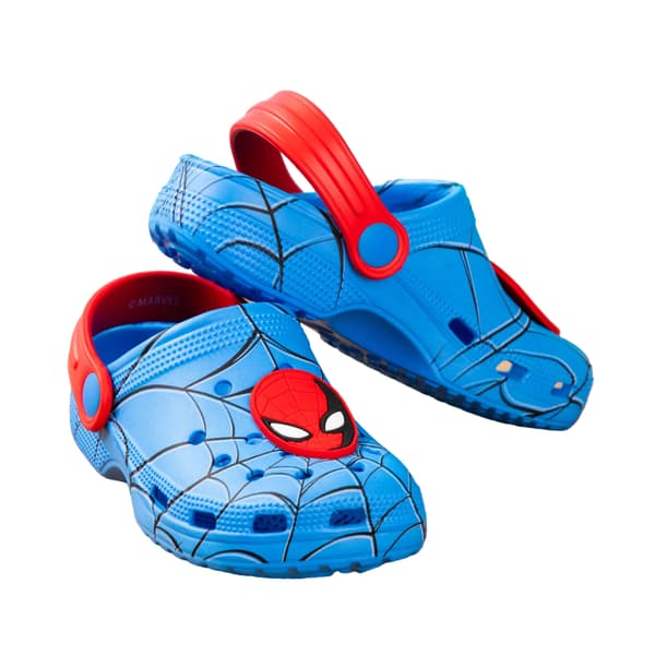 Spider-Man Pojkar Tryckta Träskor 9 UK Barn Blå/Röd Blue/Red 9 UK Child