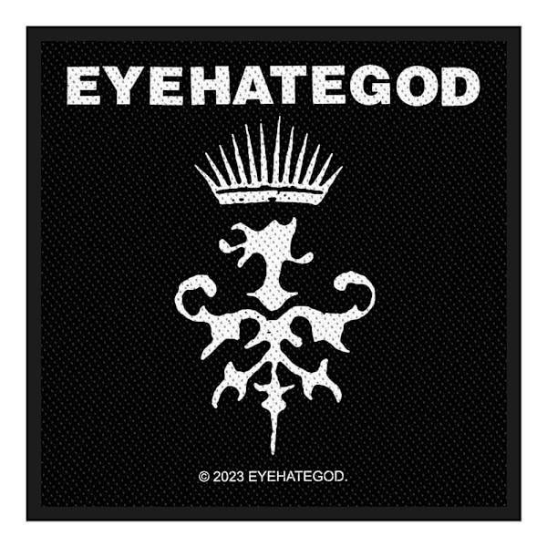 Eyehategod Logo Phoenix Patch One Size Svart/Vit Black/White One Size