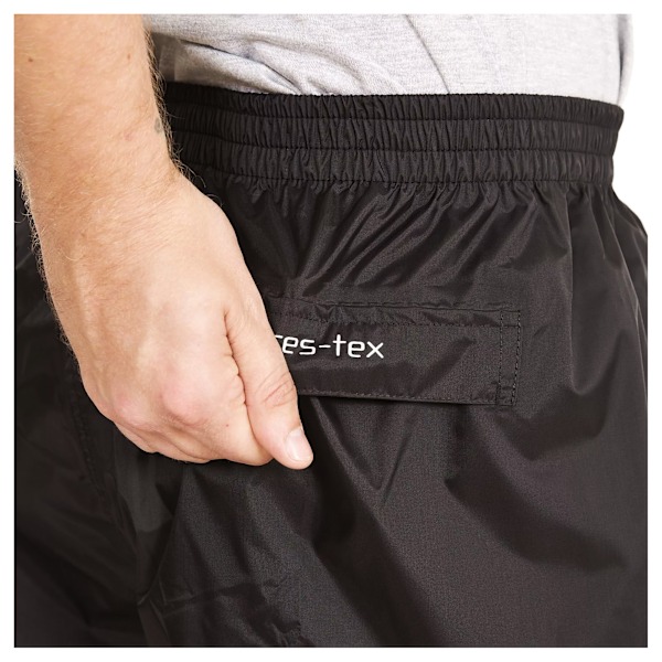 Trespass Vuxen Unisex Qikpac Overtrousers/Bottoms XXS Svart Black XXS