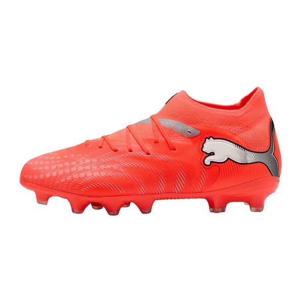 Puma Future 9 Pro fotbollsskor för barn för fasta underlag 4 U Red/Silver 4 UK