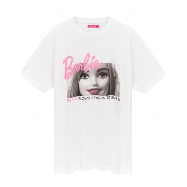Barbie Dam/Dam Be You Oversized T-shirt L Vit/Grå/Rosa White/Grey/Pink L