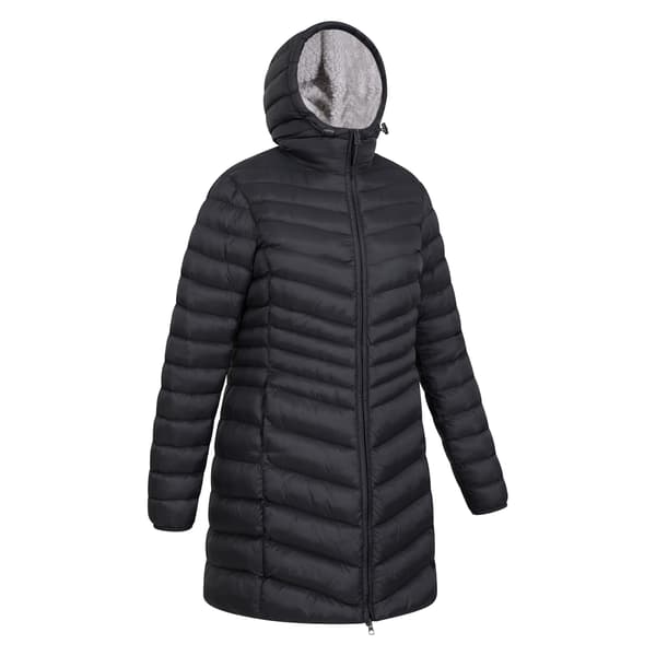 Mountain Warehouse Dam/Flickor Florence Vadderad med Fuskpälsfoder Black 12 UK