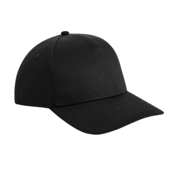 Beechfield Urbanwear 5 Panel Snapback Cap One Size Svart Black One Size