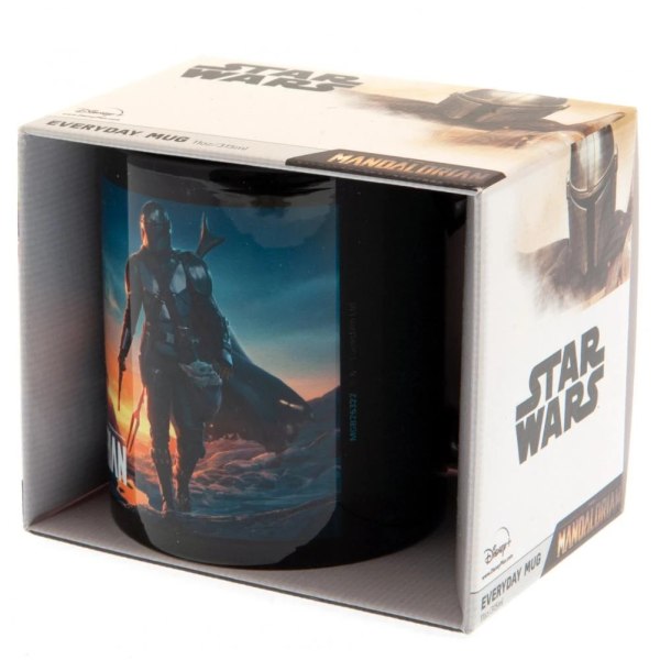 Star Wars: The Mandalorian Nightfall Mug One Size Svart/Blå/Ye Black/Blue/Yellow One Size