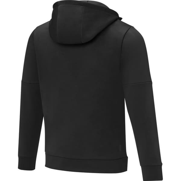 Elevate Life Mens Sayan Halv Zip Hoodie XXL Solid Black Solid Black XXL