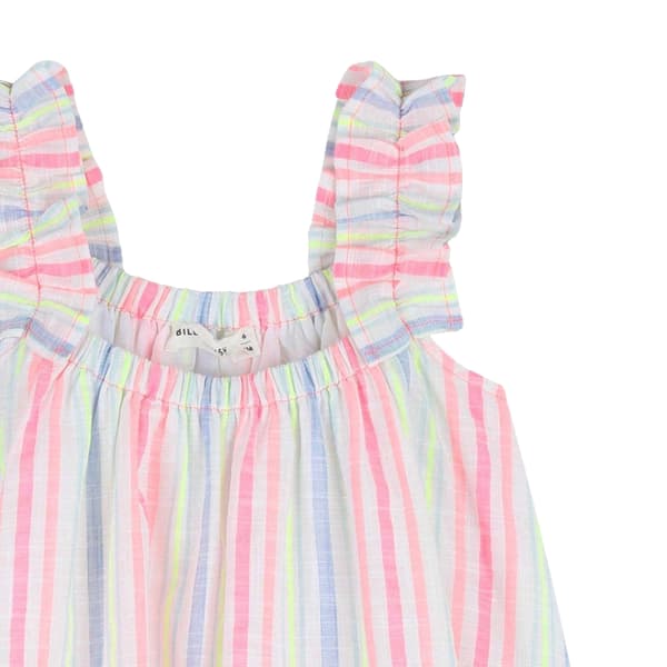 Billieblush Randig Smockklänning för flickor 8 år Flerfärgad Multicoloured 8 Years