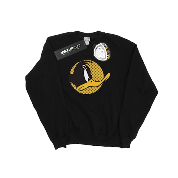 Looney Tunes Herr Daffy Duck Prickig Profil Sweatshirt L Svart Black L