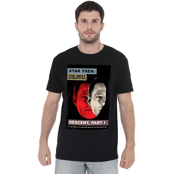 Star Trek Herr The Next Generation Säsong 6 Avsnitt 26 T-Shirt Black M