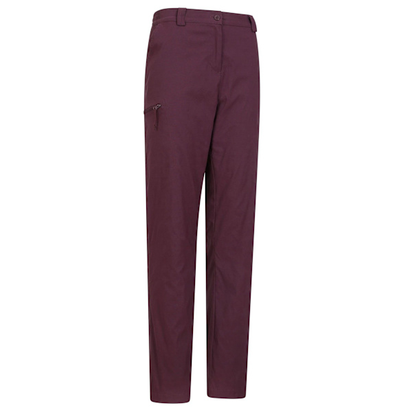 Mountain Warehouse Dam/Dam Hiker Stretch Kort Vinterbyxa Burgundy 6 UK