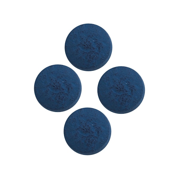 Power Glide Läder Pool Cue Tips 10mm Blå Blue 10mm