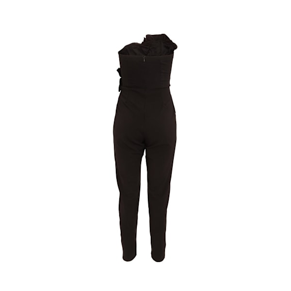 Girls On Film Dam/Dam Halcyon Volang Bandeau Jumpsuit 8 UK Black 8 UK