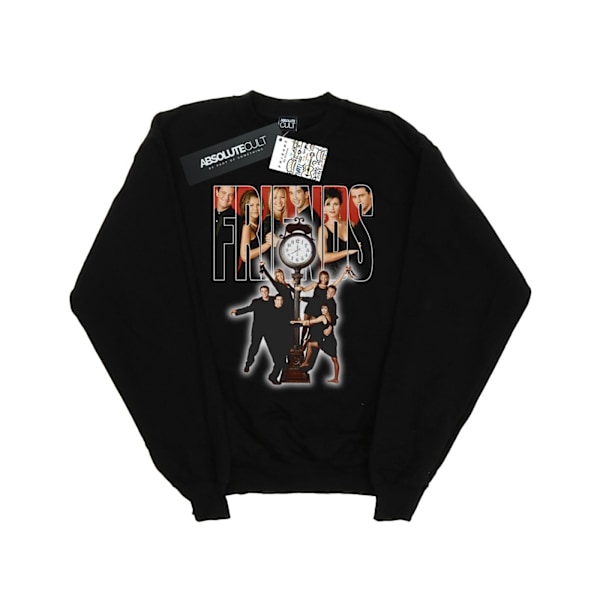 Friends Dam/Kvinnor Script Homage Sweatshirt XL Svart Black XL