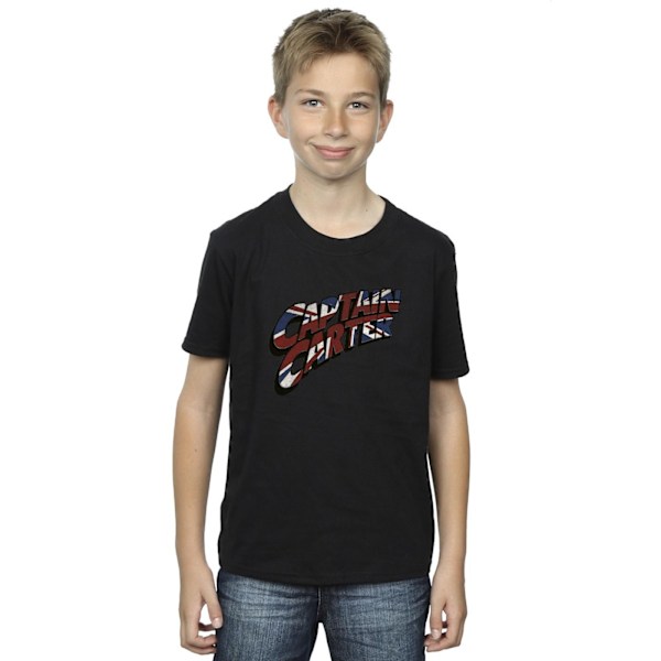 Marvel Boys What If Captain Carter T-shirt 12-13 år Svart Black 12-13 Years