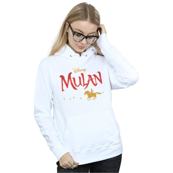 Disney Dam/Dam Mulan Movie Logo Hoodie L Vit White L