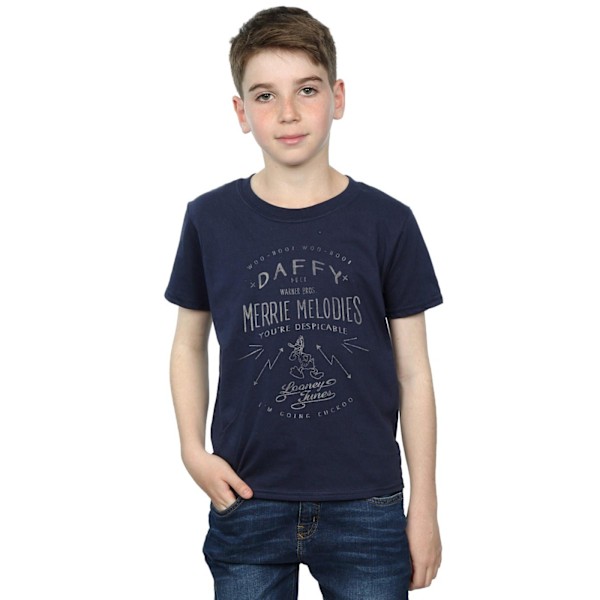 Looney Tunes Boys Daffy Duck Despicable T-Shirt 12-13 år Marinblå Navy Blue 12-13 Years